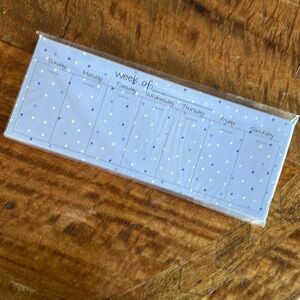 Blank Weekly Padded Calendar Sheets Pack of 52